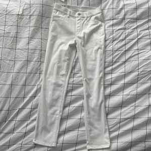 UNIQLO cropped leggings pants Size XS white